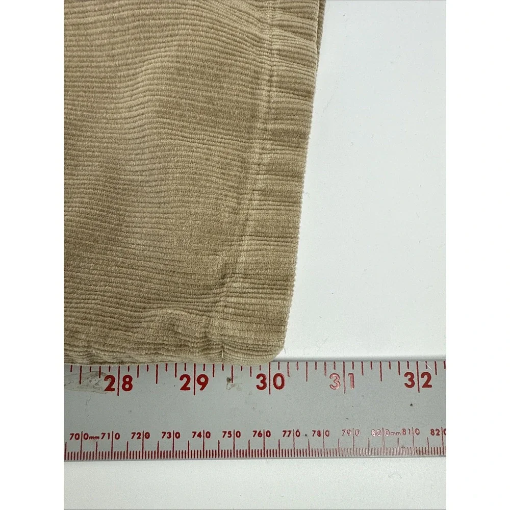 Polo Ralph Lauren Pants Mens 38x34 Tan‎ Made In USA Corduroy Casual Y2K